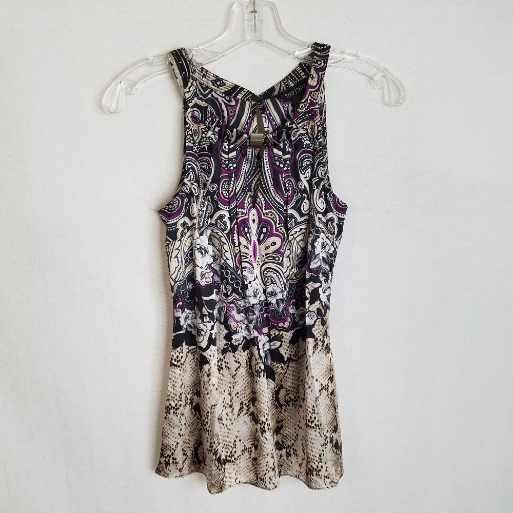 White House Black Market Women's Size 2 Silk Top